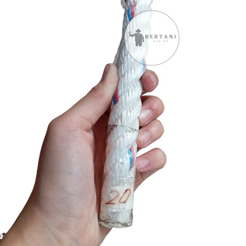 

Tali Tambang Eceran Ukuran 20mm Putih