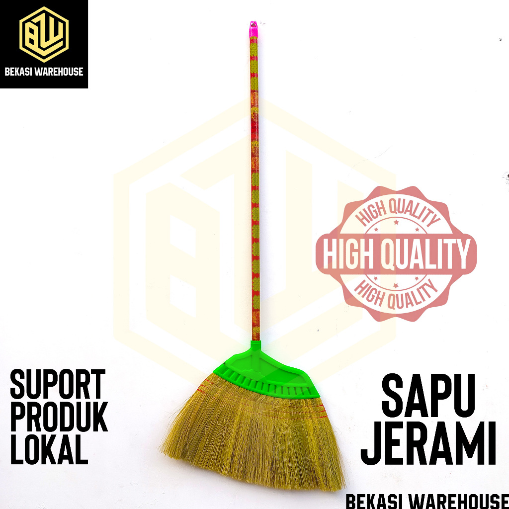 SAPU LANTAI BAROKAH 2 JAHIT BAHAN JERAMI ALAMI TAHAN LAMA ANTI RONTOK/SAPU PERALATAN RUMAH TANGGA