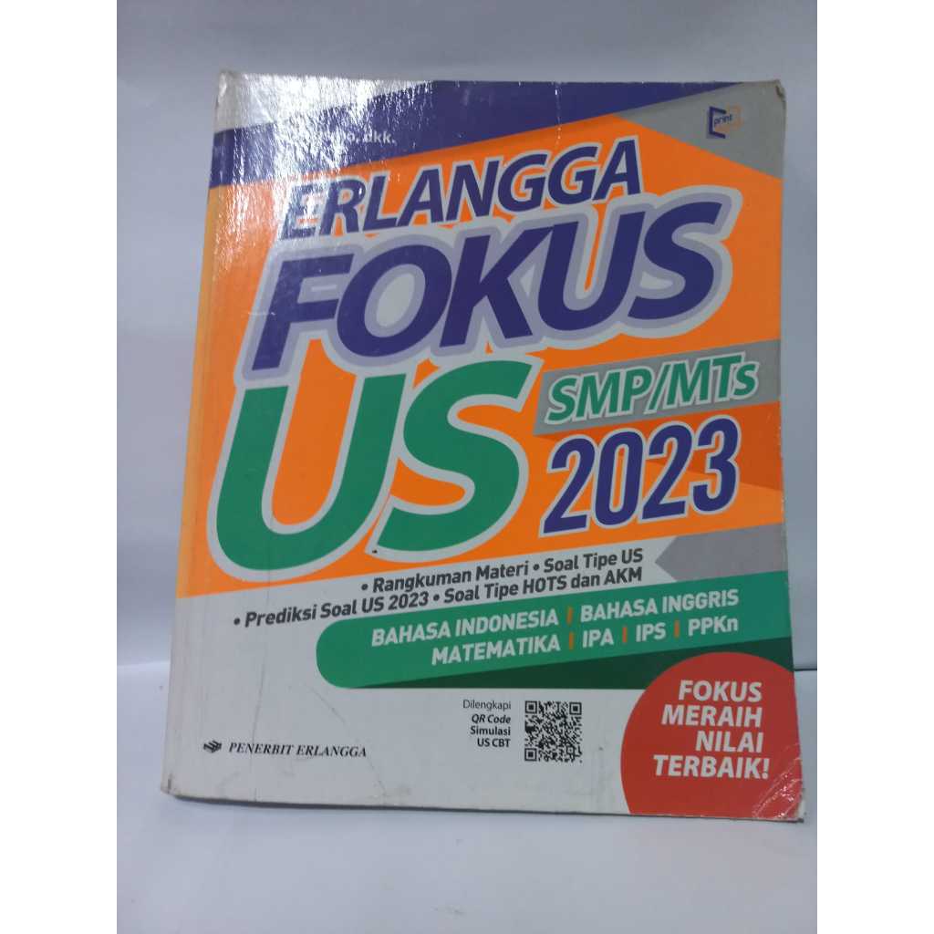 ERLANGGA FOKUS US SMP/MTS 2023