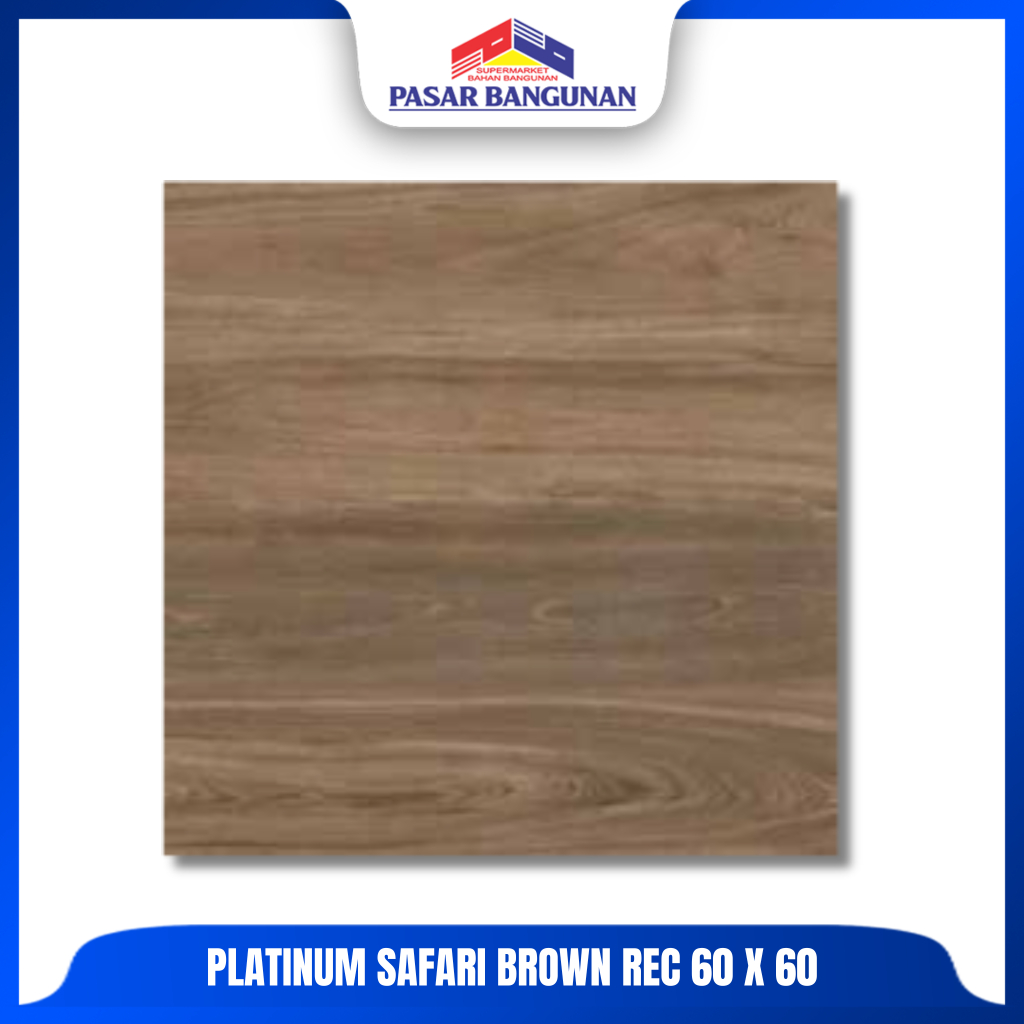 Platinum Keramik Safari Brown Rec 60x60