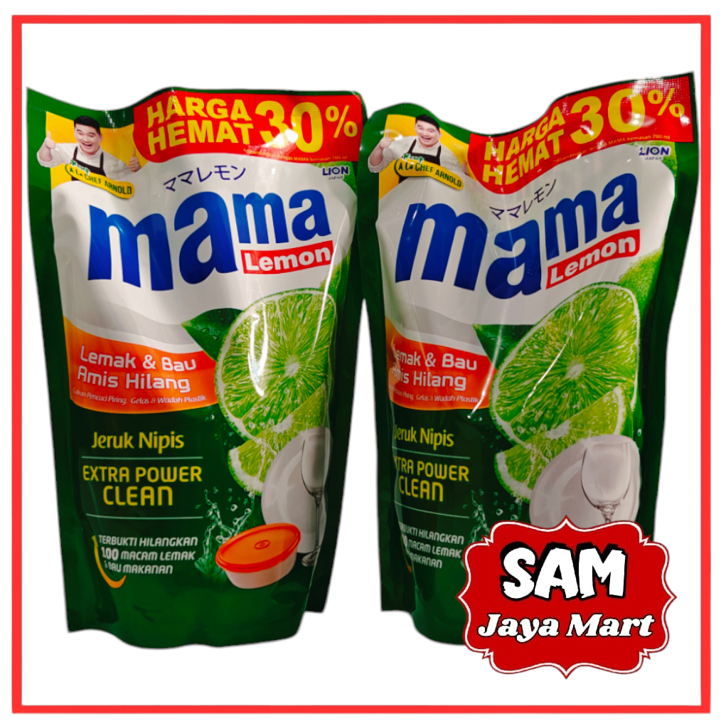 Mama Lemon Jeruk Nipis 680ml - Sabun Cuci Piring Mama Lemon - Mama Lemon - Sabun Cuci Piring - Sabun