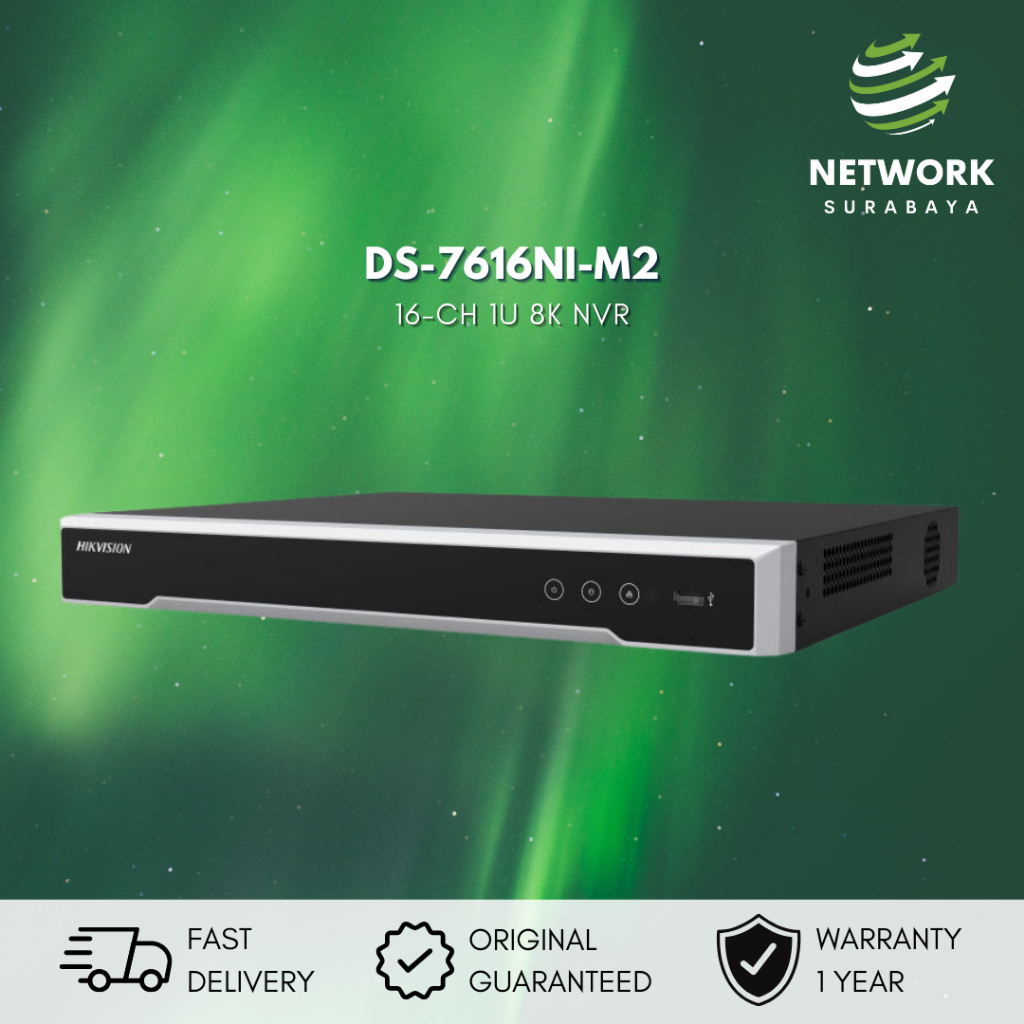 HIKVISION DS-7616NI-M2 16-ch 1U 8K NVR