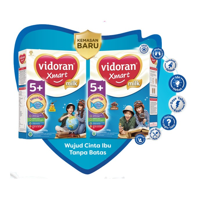 

VIDORAN 5+ SUSU FORMULA UNTUK USIA >5TAHUN
