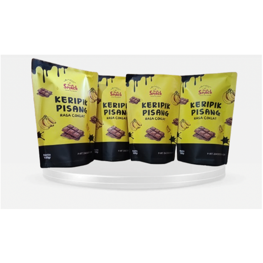 

NEW BANANA CHIPS / KRIPIK PISANG RASA COKLAT KHAS KEBUMEN 100 GR