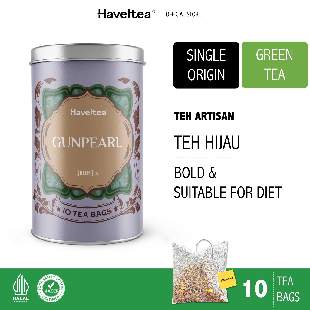 

GUNPEARL | Big Tin | Haveltea | Green Tea | Teh Hijau Assamica