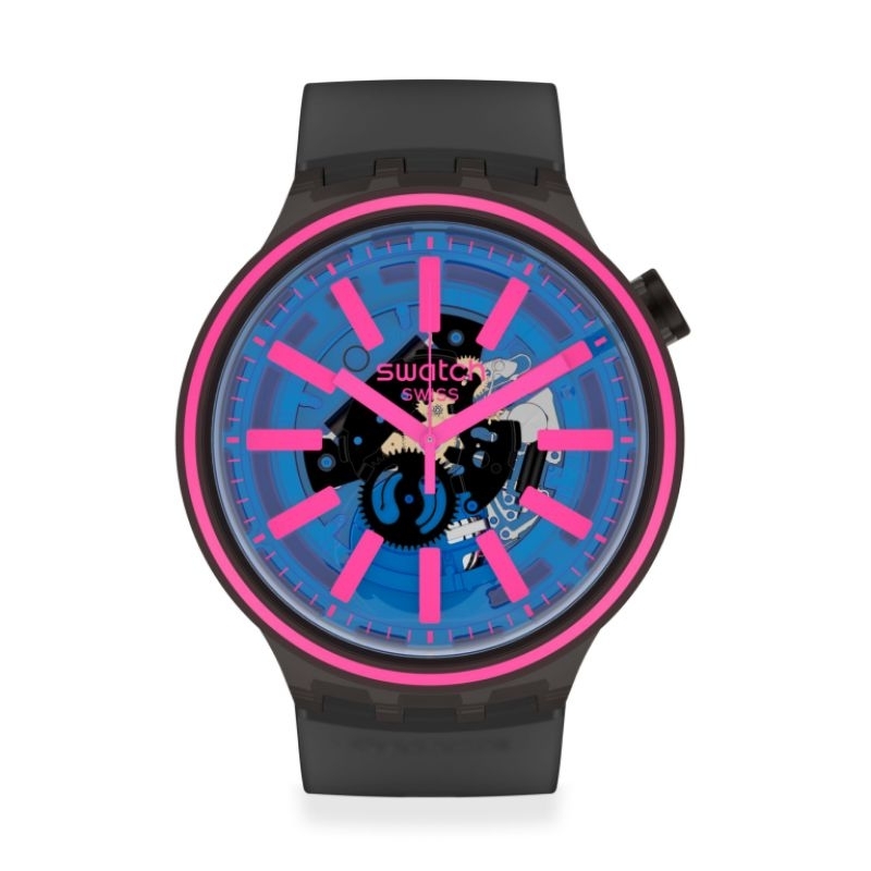 Jam Tangan SWATCH BIG BOLD S027B111 BLUE TASTE Original