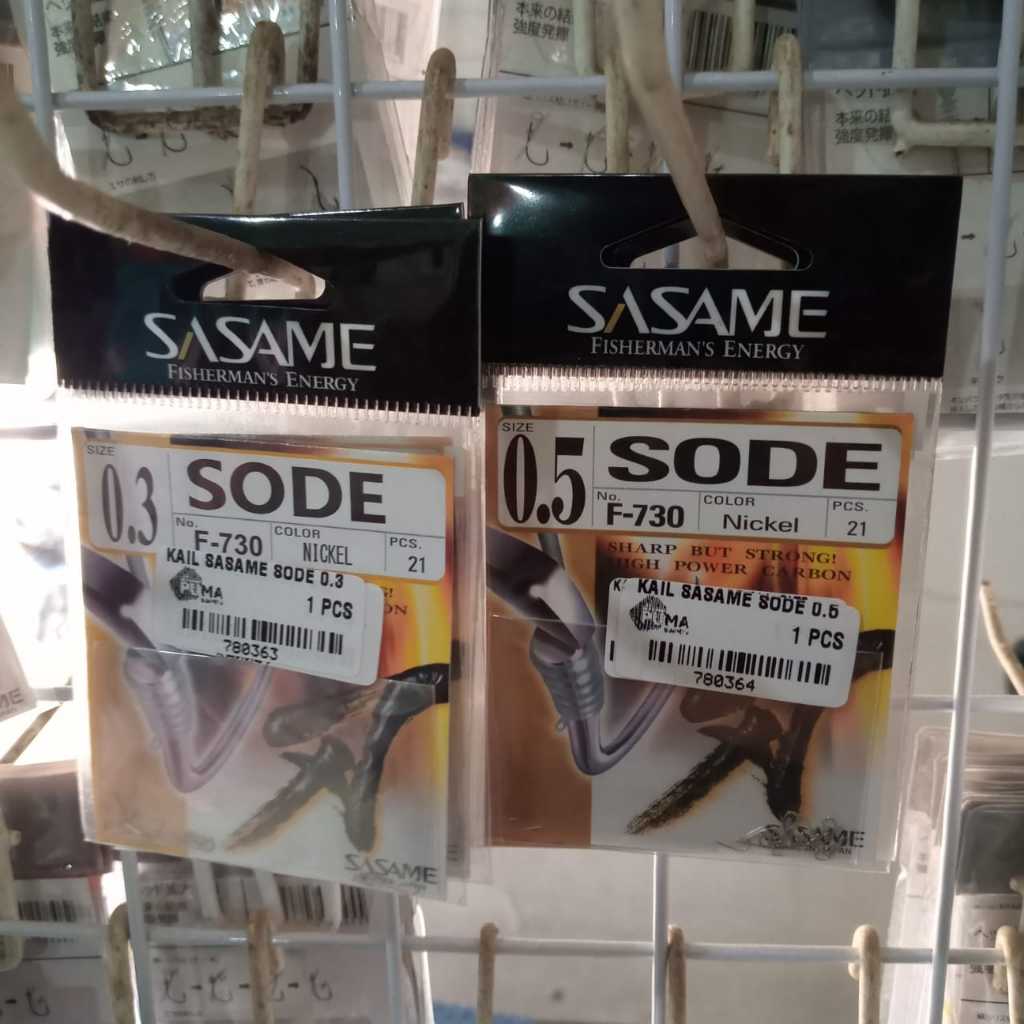 Kail SASAME SODE F-730 Mata Kail Pancing Tanpa Lubang kail sode Kail pancing