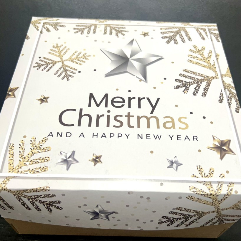 

( 3 pcs) Box Hadiah Natal 30x30cm Kardus Hampers Merry Christmas