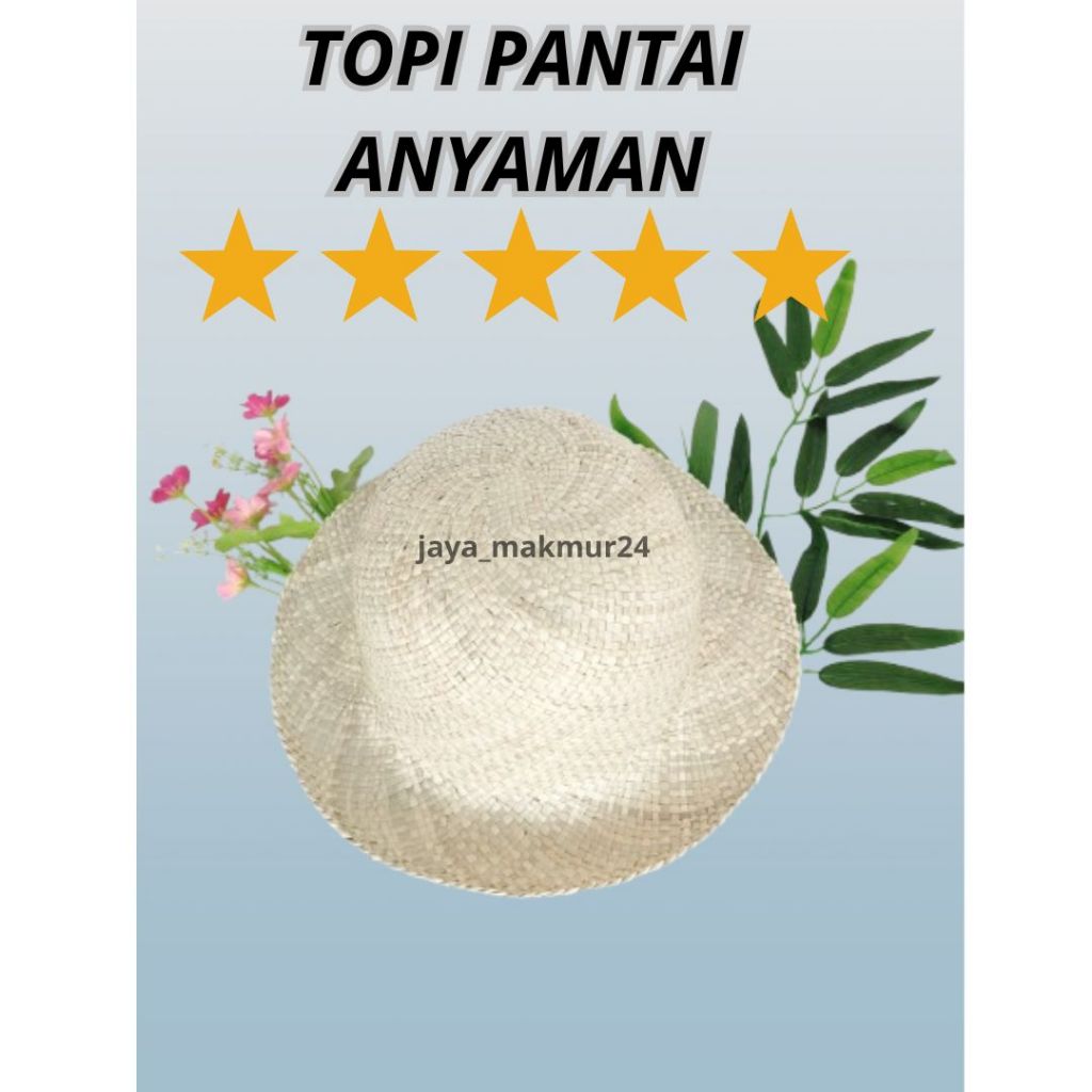 topi pria / topi pandan anyaman