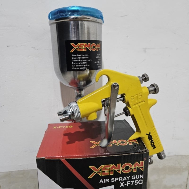 Mesin Cat Tembok XENON X-F75G Air Spray Gun 400ml Putra Inti