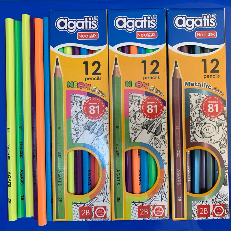 

[1Pack] PENSIL 2B AGATIS ISI 12 - Pensil murah - pensil 2B murah