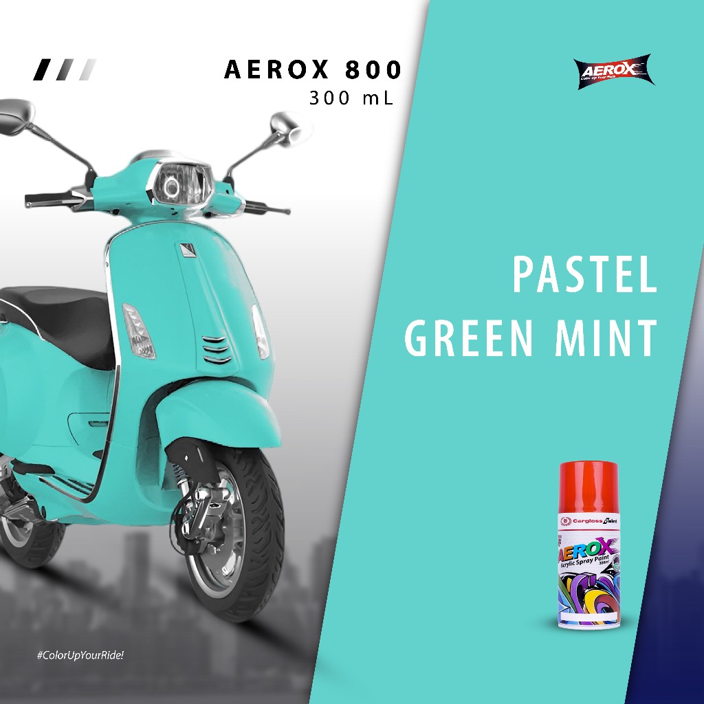 Aerox 800 Cat Semprot Pastel Mint Green
