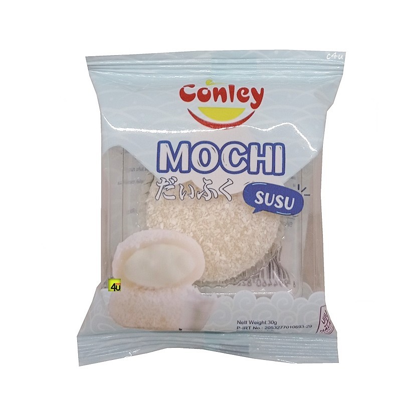 

CONLEY MOCHI 30 GRAM JEPANG / CONLEY MOCHI RASA COKLAT SUSU CEM PREMIUM LEMBUT KENYAL / CONLEY MOCHI