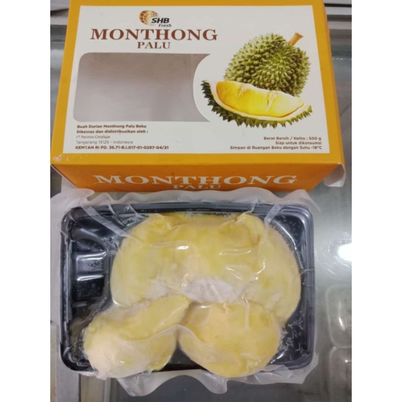 

durian Montong palu vakum Shb super premium.