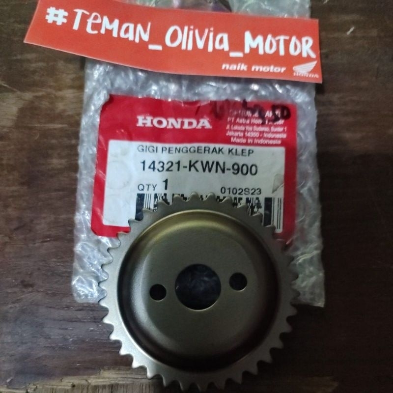 GIGI PENGGERAK KLEP GIGI SENTRIK VARIO125150 PCXADV150 14321-KWN-900