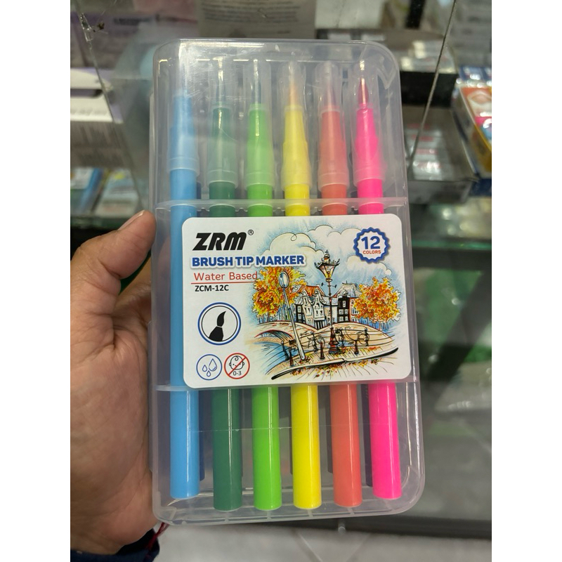 

BRUSH PEN ZRM 12WARNA