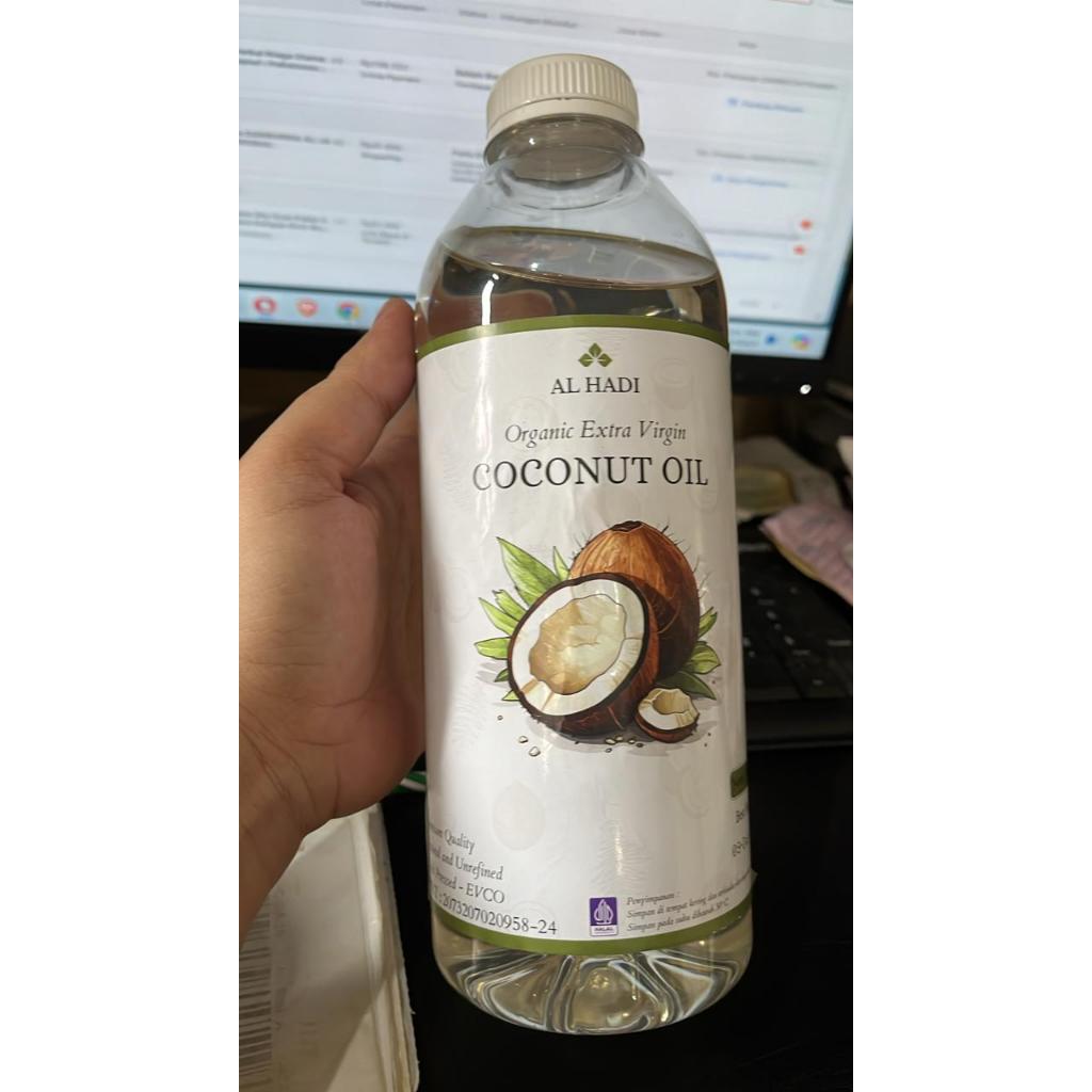 

Vco AL HADI || Virgin Coconut Oil 1 liter premium VCO AL HADI || Minyak Kelapa 100% ORIGINAL