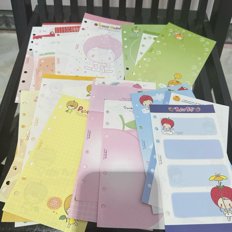 kertas binder 25 lembar orji korea sesuai foto