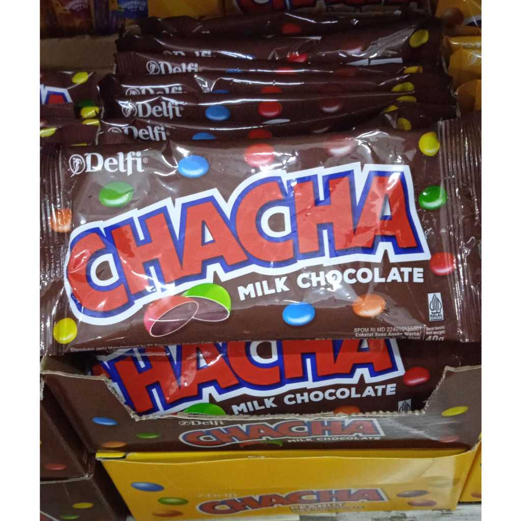 

DELFI CHA-CHA MILK CHOCOLATE WARNA 40GR