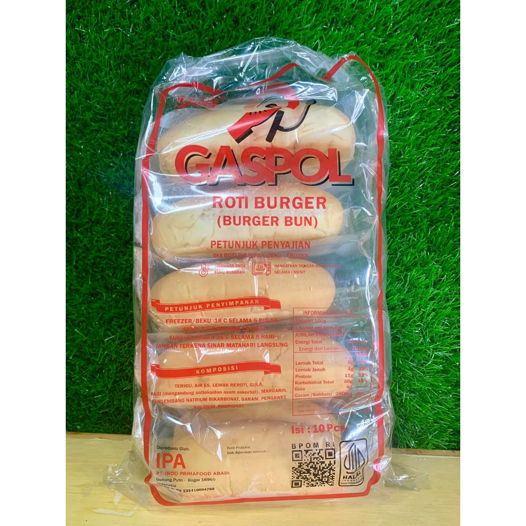 

Gaspol Hot Dog Roti Burger Bun Isi 10