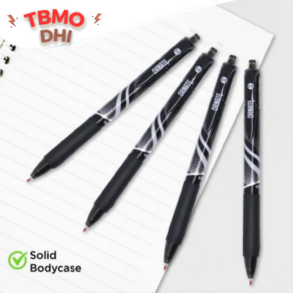 

1 PCS GREEBEL PULPEN GEL PEN (GP-505 ORNATE 0.5 Black) - Pulpen Gel, Pulpen Greebel, Pen Gel, Ballpoint Gel