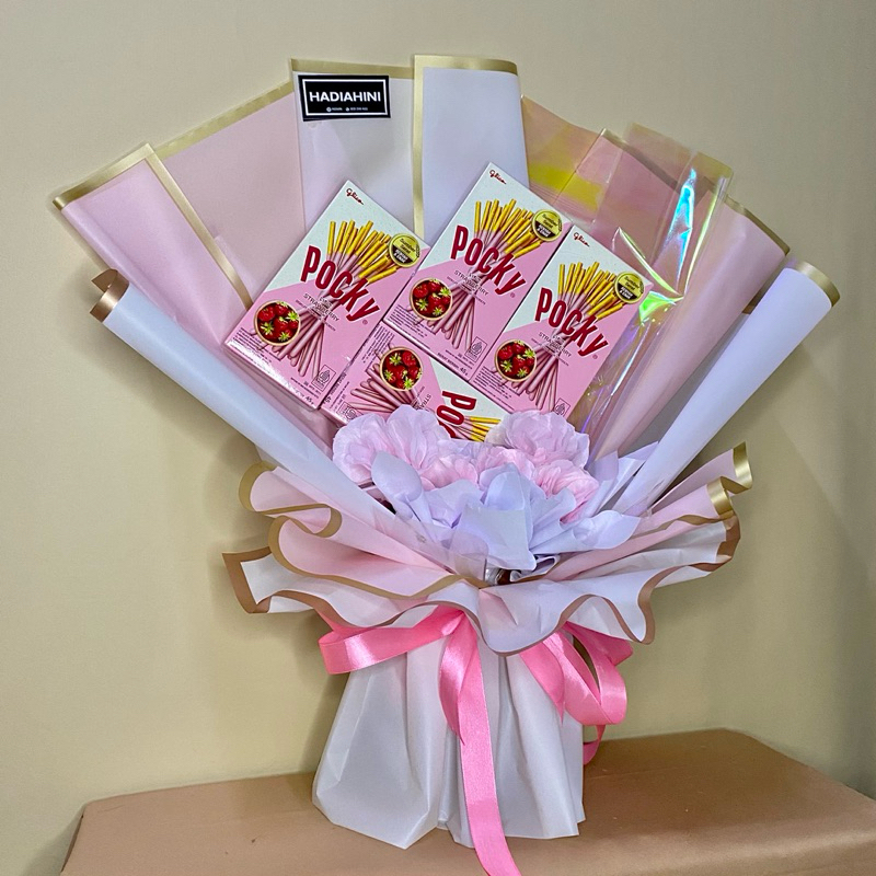Buket Pocky Love | Buket Snack Bandung