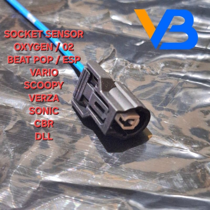 Socket Sensor Oxygen O2 Beat Esp Vario Scoopy Verza Sonic Cbr Soket Sensor O2 Beat Esp Soket Sensor 