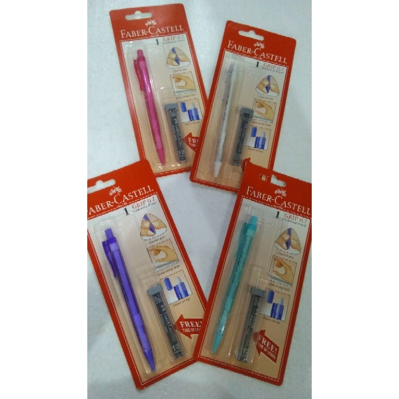 

PENSIL 2B MEKANIK 0,7 merk FABER CASTEL PLUS REFFILL PENSIL