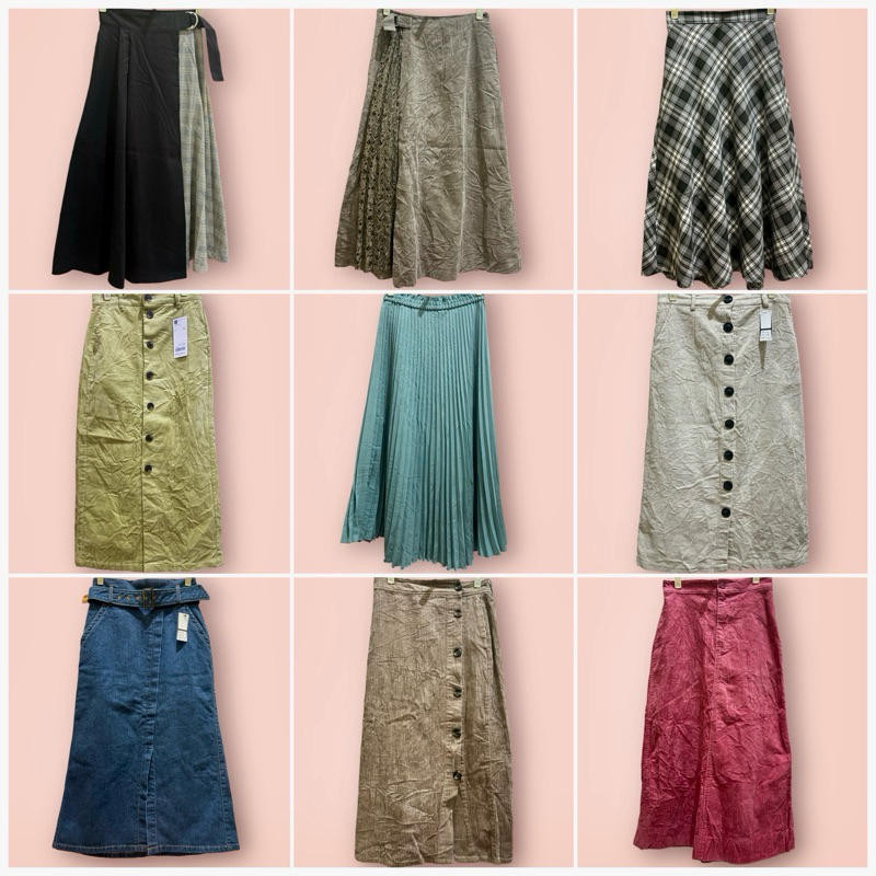 NEW ROK SIFON PLISKET,ROK CONDUROY,ROK SPAN UNIQLO,GU