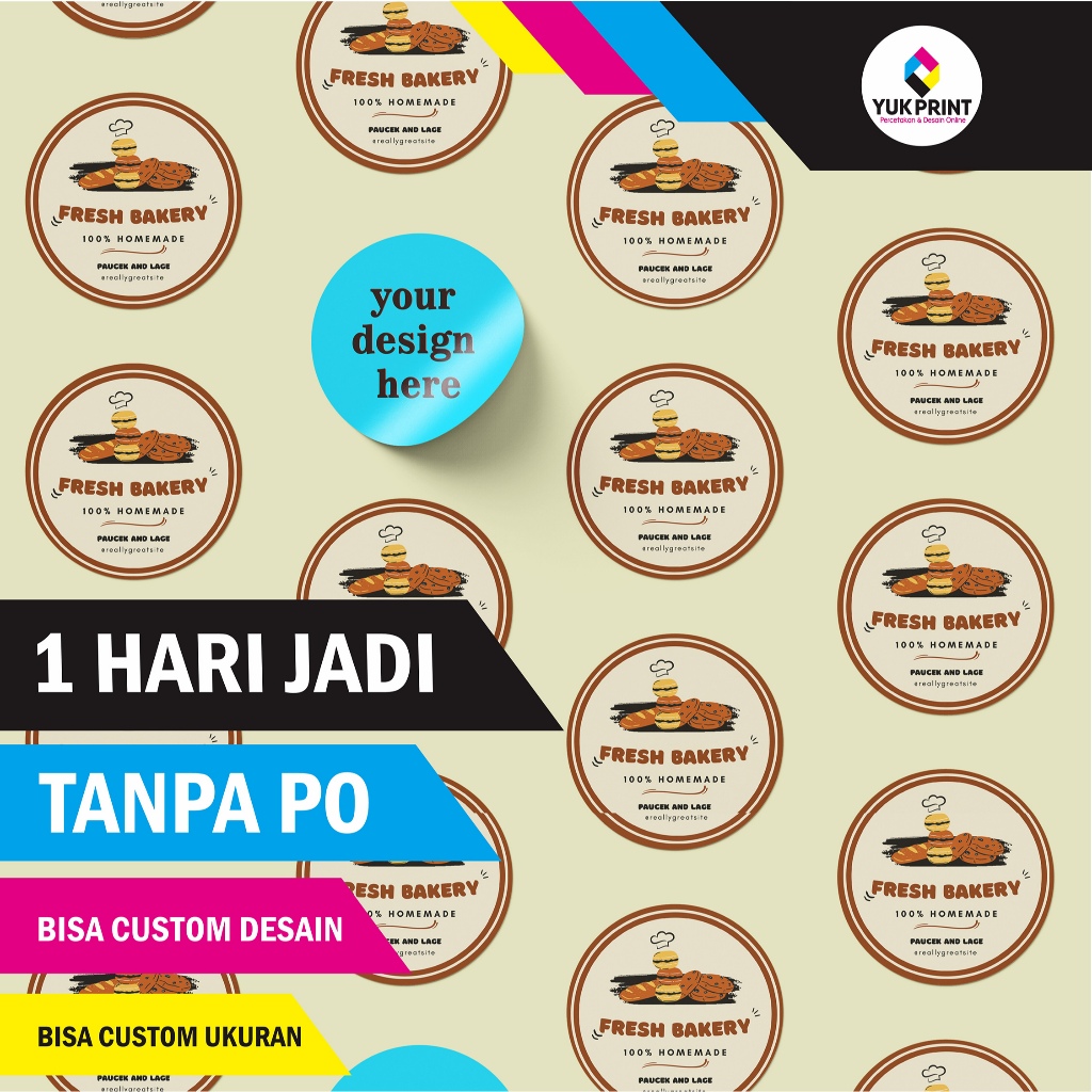 

CETAK STIKER CROMO / LABEL BULAT NAMA LABEL MAKANAN TOPLES KEMASAN BOTOL MINUMAN CUSTOM KROMO CETAK