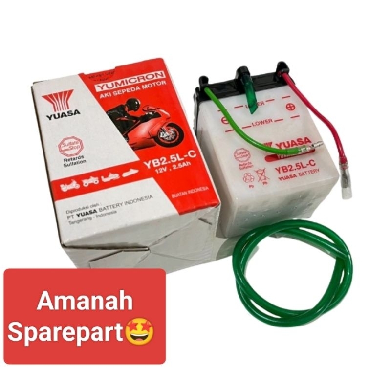 Aki accu honda win 12volt yuasa