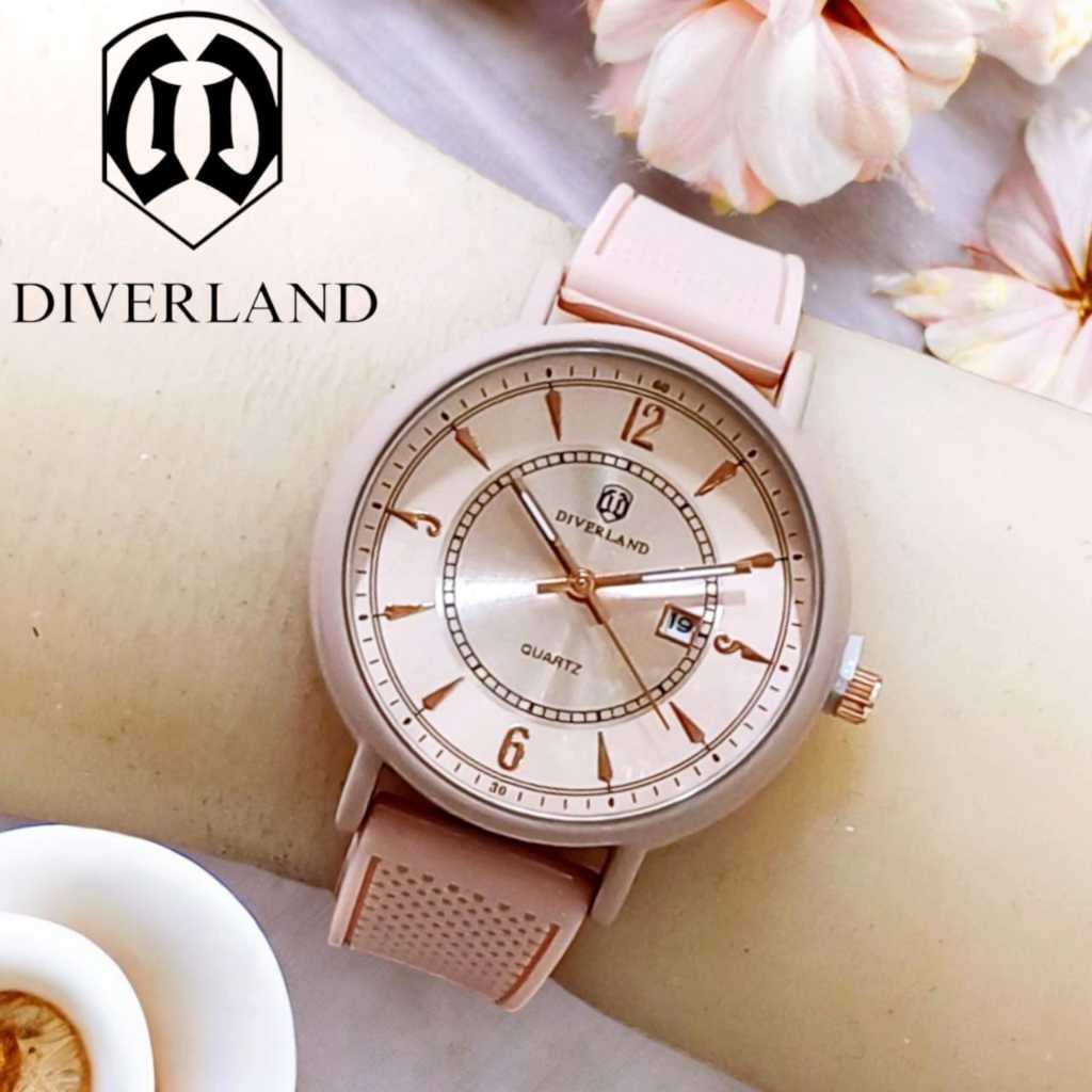 Jam Tangan Wanita DIVERLAND C Original Rubber