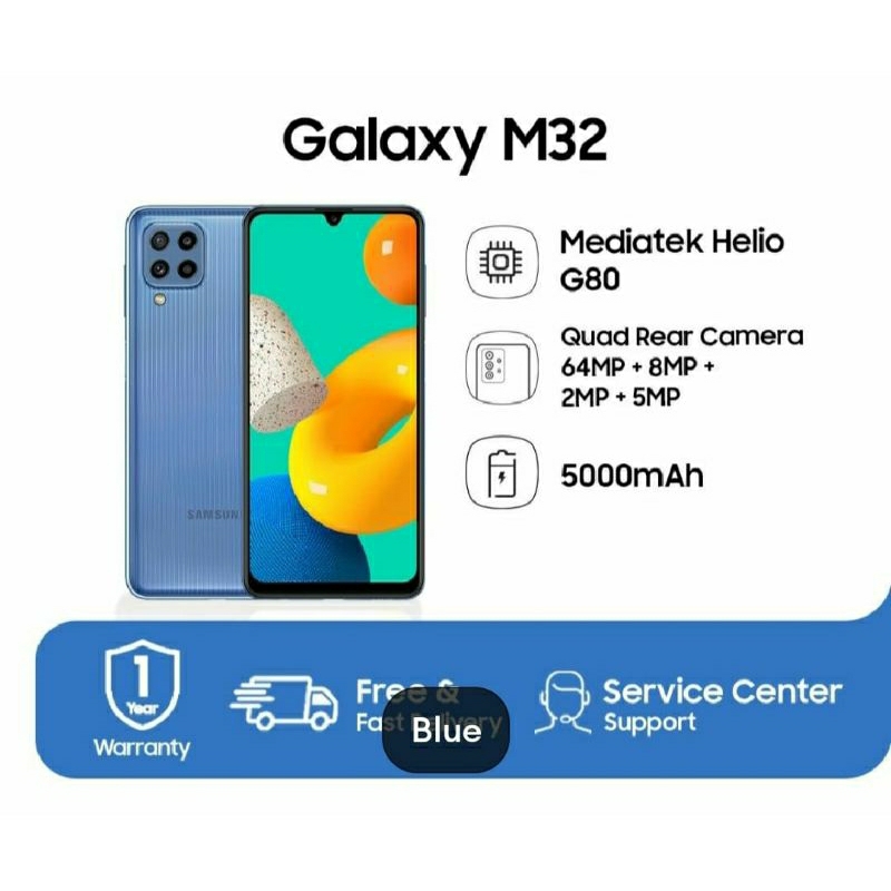 Samsung Galaxy M32 8/128 Garansi Resmi | Segel - BNIB