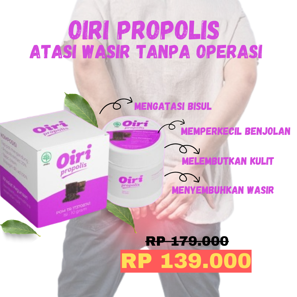 Oiri  Salep Wasir Ambeyen Ambeien Cream Krim Wasir Ambeien Stadium 4 Sembelit Bab Berdarah