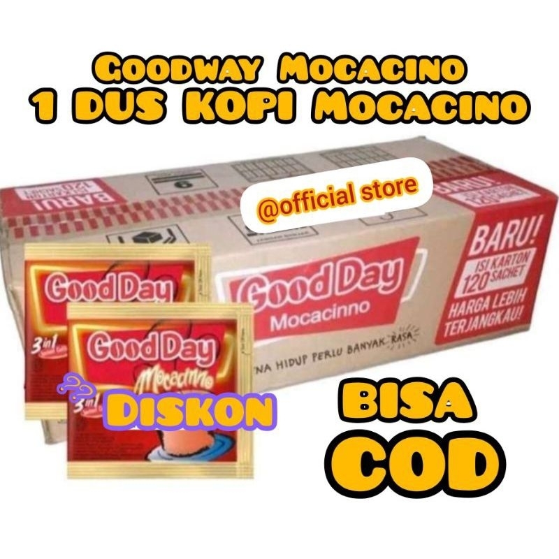 

Good Day Mocacinno Kopi Instan [20 g/120 Sachet