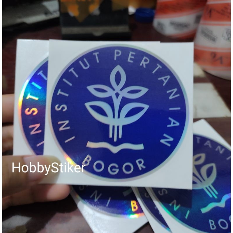 

Stiker custom kampus IPB institut pertanian bogor premium chrome