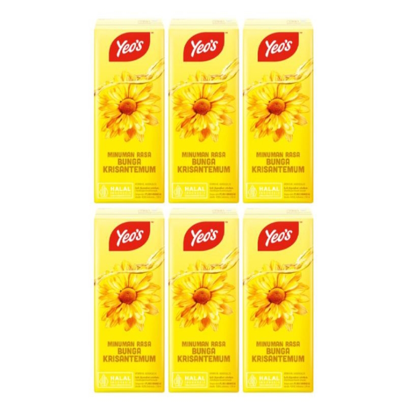 

Paket Yeo's Minuman Bunga Krisantemum 250 ml x 6 pcs
