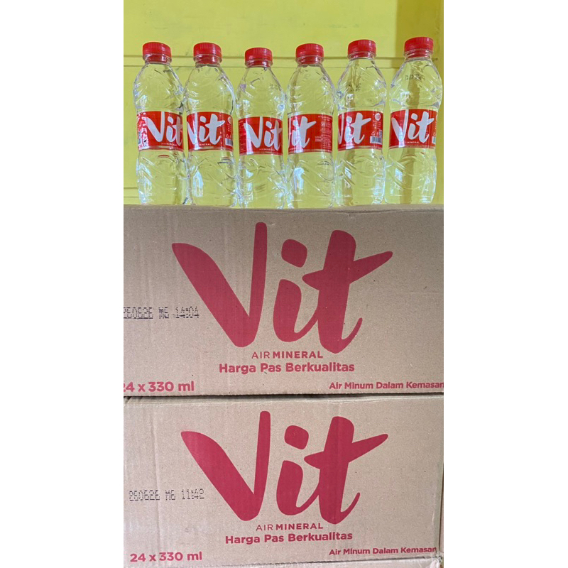 

(GRATIS ONGKIR) AIR MINERAL VIT MINI 330ml isi 24 botol