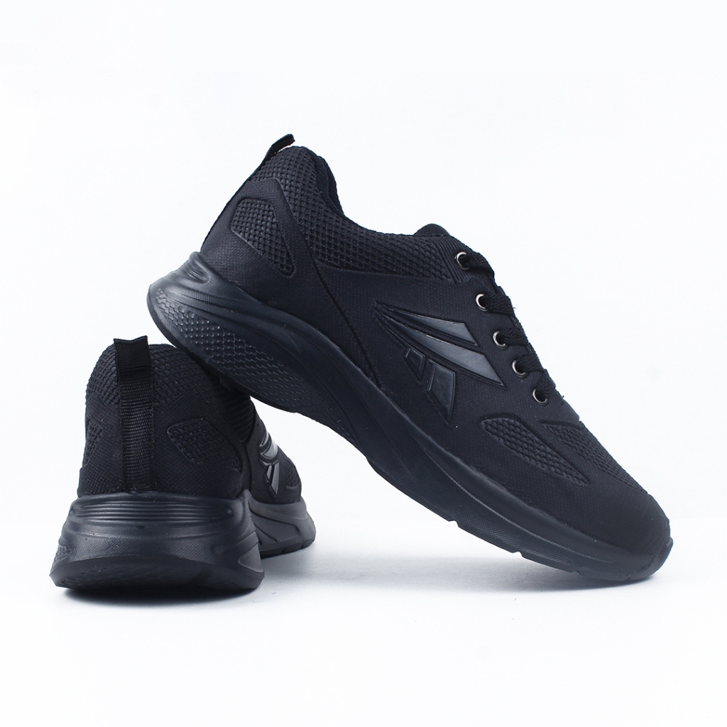 KAVILAZ True Style Yourself Sepatu Pria Big Size Jumbo Hitam Polos Sepatu Kassual Formal Size 43-48