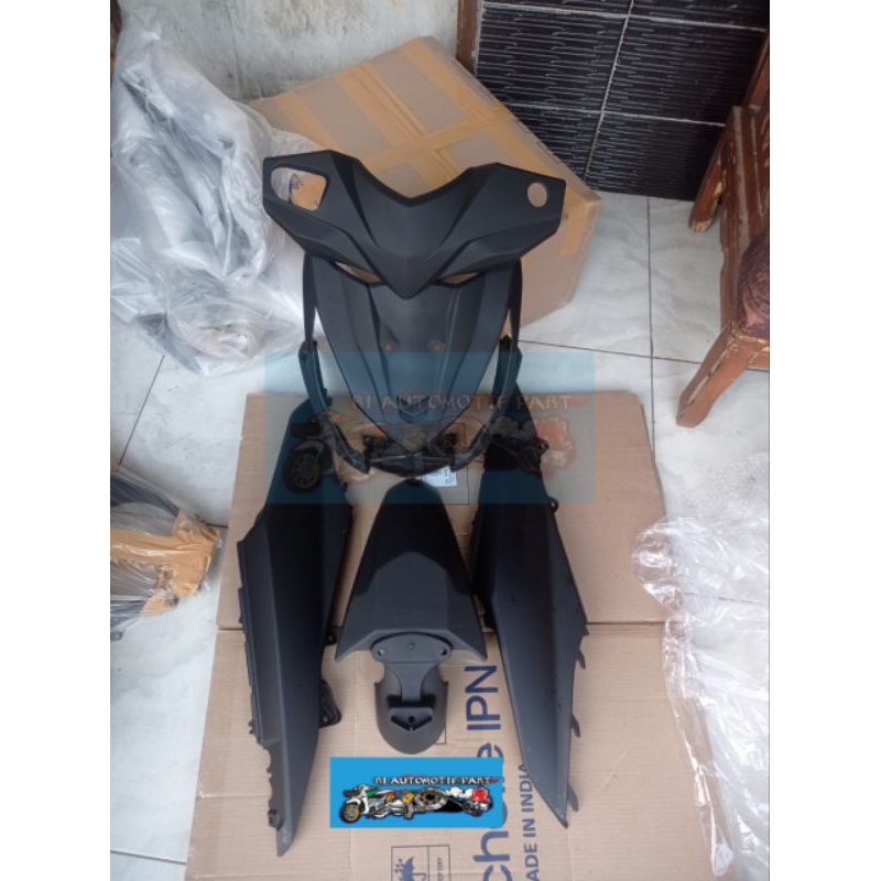 COVER BODY HALUS HONDA BEAT FI WARNA HITAM DOP