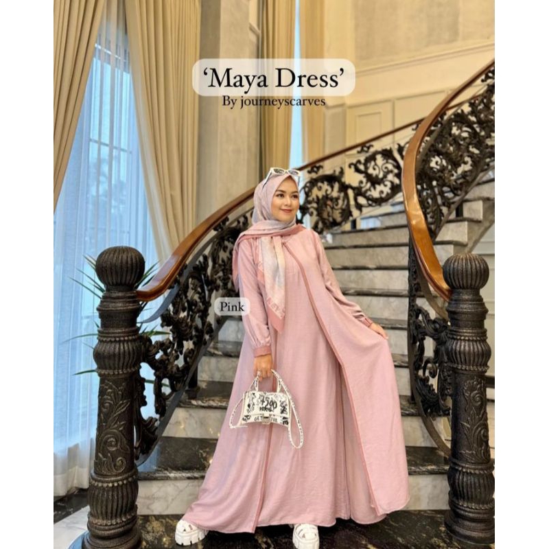 MAYA DRESS JOURNEY SCARVES | GAMIS JOURNEY | DRESS JOURNEY INNER OUTER