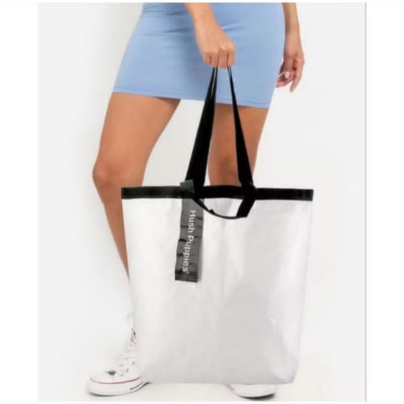 Sofie Shopping Bag White Hush Puppies