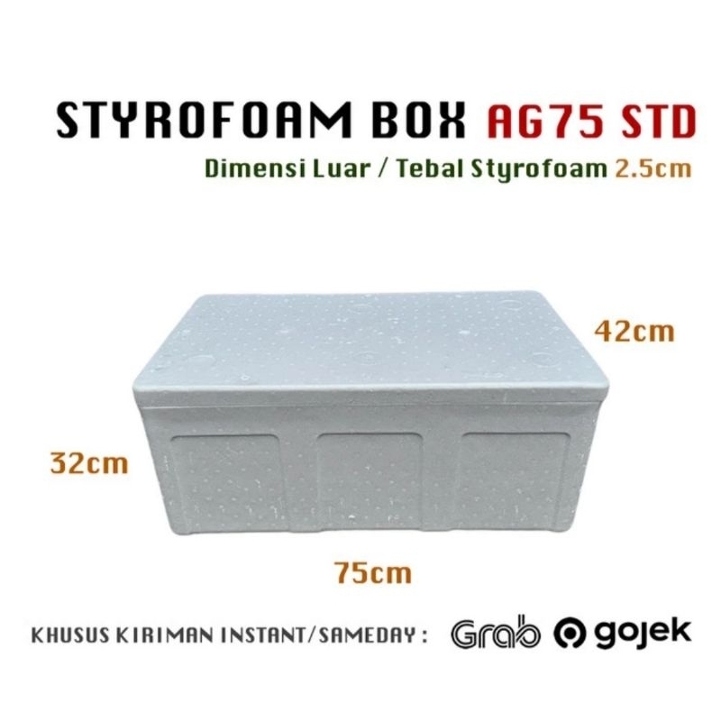 Box Sterofoam Kotak Box Sterofoam Garuda Box Es Box Gabus 60 KG
