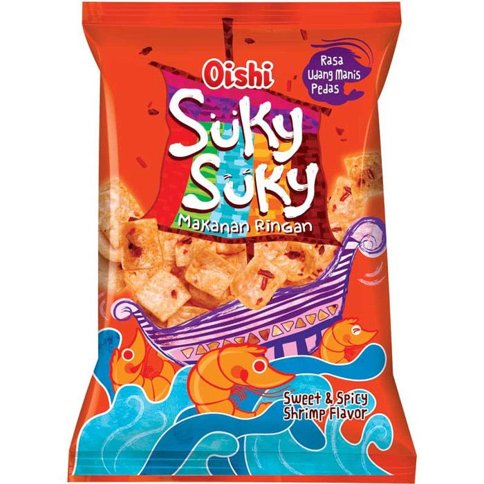 

Oishi Suky Suky Rasa Udang Manis Pedas 60 gr