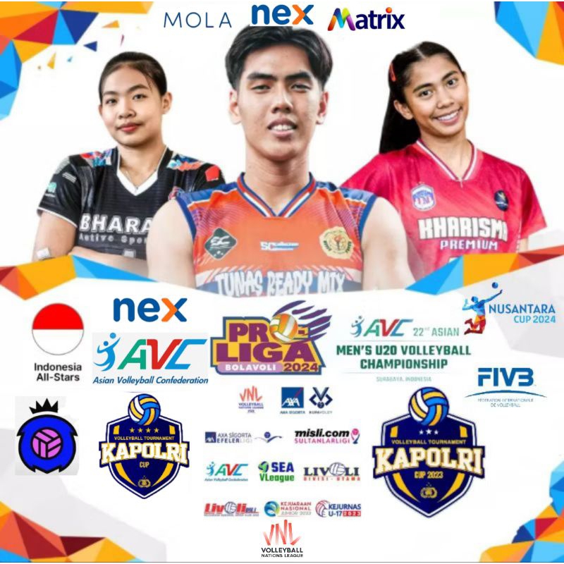 Paket Voli Nex Parabola Matrix Garuda Mola Nex Combo Garuda G1 G2 Sinema K-Vision Basic Gold Trans M