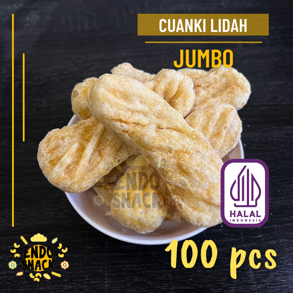 

CUANKI LIDAH JUMBO ISI 100 Pcs Lidah Gemoy