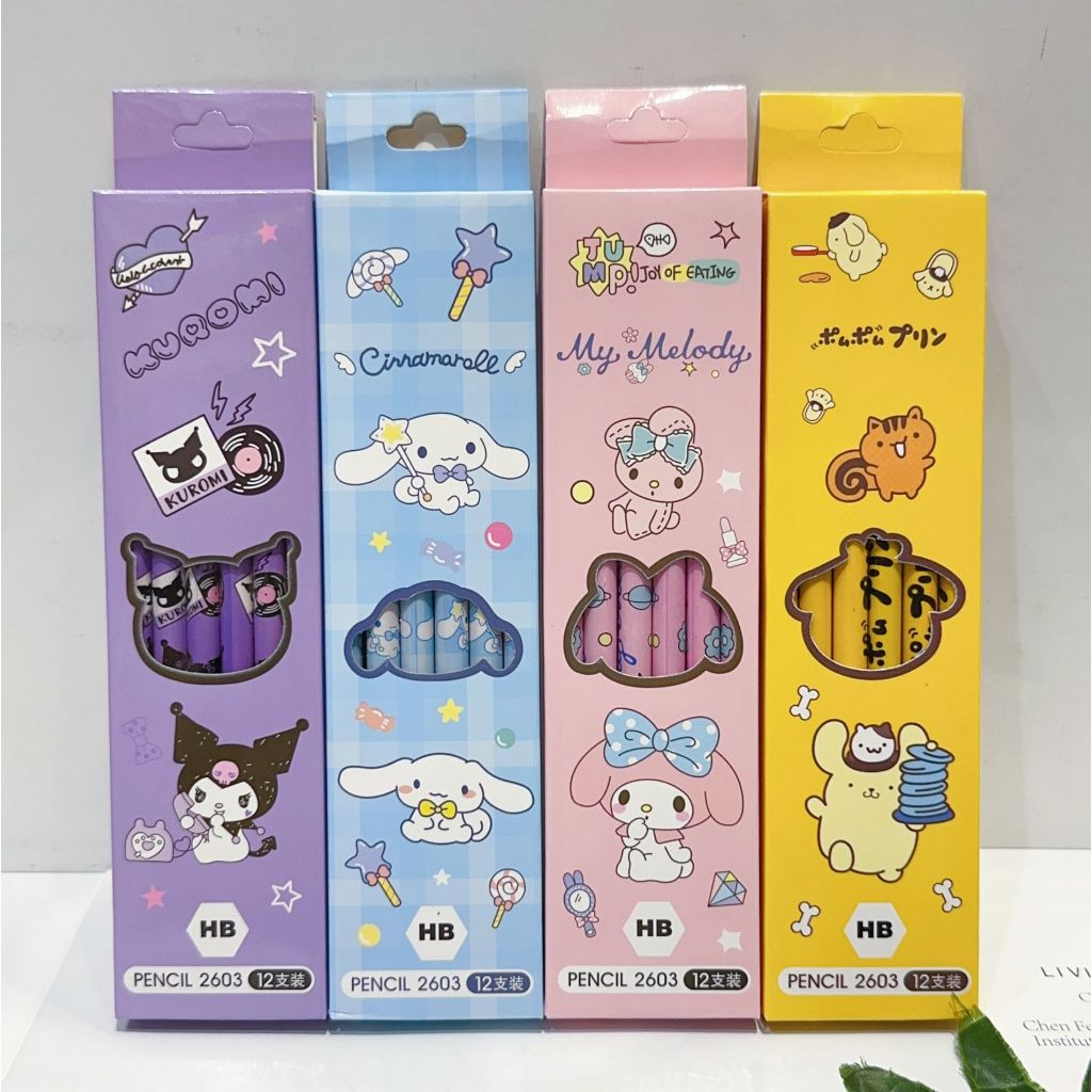 

2603 Pensil kayu motif karakter kartun sanrio