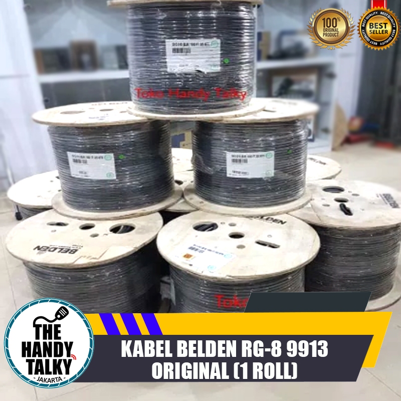 Kabel RG 8 9913 Meteran Kabel Belden Rg 8 9913 Meteran 50 Ohm Cable Coaxial Belden 9913 Original