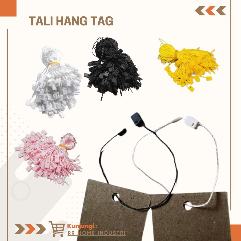 

Tali Hang Tag Label Baju | Tali Nylon