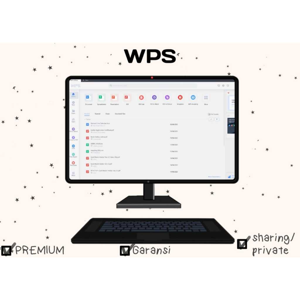 WPS / WPS office premium 1 tahun windows mac ios android